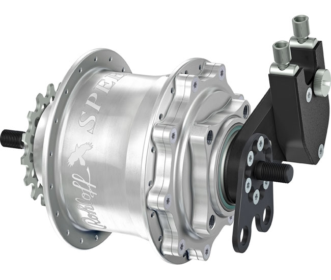 Rohloff Speedhub 500/14 TS DB Tandem Silber 32 Loch 3 Rohloff Speedhub 500/14 TS DB Tandem Silber 32 Loch