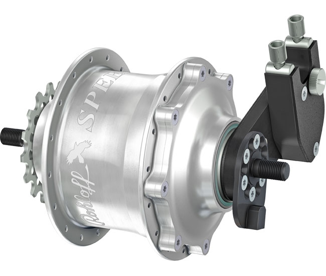Rohloff Speedhub 500/14 TS EX OEM Silber 36 Loch 3 Rohloff Speedhub 500/14 TS EX OEM Silber 36 Loch