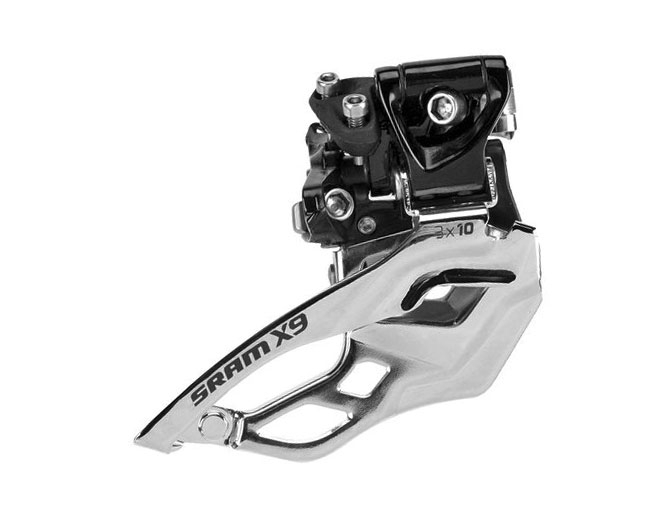 Sram X9 Umwerfer High Clamp Bottom Pull 38,2 Mm 2-10 Fach 3 Sram X9 Umwerfer High Clamp Bottom Pull 38,2 Mm 2-10 Fach