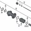 Shimano XTR FH-M9000 Hinterradnabe Ersatzteil | Schnellspanner 173 Mm Nr 1