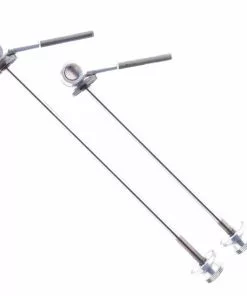 Tune DC130 Road Schnellspanner Set 100-130mm Silber