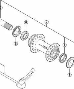 Shimano Deore XT HB-M8000 / HB-M775 / HB-M770 Disc Vorderradnabe Ersatzteil | Achsmuttereinheit Komplett Nr 3 8 Shimano Deore XT HB-M8000 / HB-M775 / HB-M770 Disc Vorderradnabe Ersatzteil | Achsmuttereinheit Komplett Nr 3 -Günstiges Naben Geschäft 54807 2