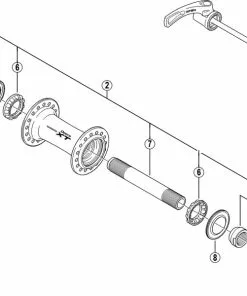 Shimano Deore XT HB-M8000 / HB-M775 / HB-M770 Disc Vorderradnabe Ersatzteil | Achsmuttereinheit Komplett Nr 3 9 Shimano Deore XT HB-M8000 / HB-M775 / HB-M770 Disc Vorderradnabe Ersatzteil | Achsmuttereinheit Komplett Nr 3 -Günstiges Naben Geschäft 54807 3