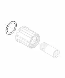 Shimano XTR / Ultegra / Deore XT / Zee Hinterradnabe Ersatzteil | Dichtung Freilaufkoerper