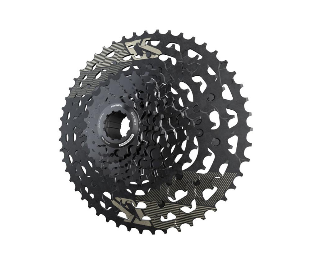 Shimano Deore XT Kassette CS-LG700 Linkglide Abstufung 11-50 Zaehne 11 Fach 3 Shimano Deore XT Kassette CS-LG700 Linkglide Abstufung 11-50 Zaehne 11 Fach