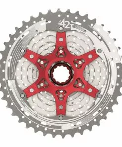 SunRace CSMX8 EAY Kassette MTB HG 11-fach Abstufung 11-42 Zaehne Metallic -Günstiges Naben Geschäft 56576 1