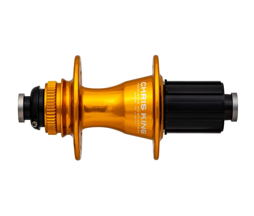 Chris King R45D Ceramic Hinterradnabe 12x142 Disc Centerlock 24 Loch Rotor HG11 Gold | Gold 3 Chris King R45D Ceramic Hinterradnabe 12x142 Disc Centerlock 24 Loch Rotor HG11 Gold | Gold