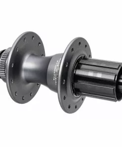 Chris King R45D Ceramic Hinterradnabe 12x142 Disc Centerlock 24 Loch Rotor HG11 Matte Slate | Matt-grau