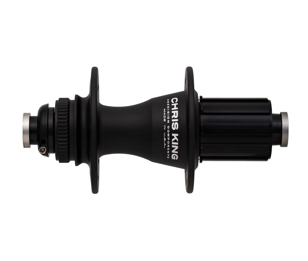 Chris King R45D Ceramic Hinterradnabe 12x142 Disc Centerlock 32 Loch Rotor HG11 Matte Jet | Matt-schwarz 4 Chris King R45D Ceramic Hinterradnabe 12x142 Disc Centerlock 32 Loch Rotor HG11 Matte Jet | Matt-schwarz – Bild 2
