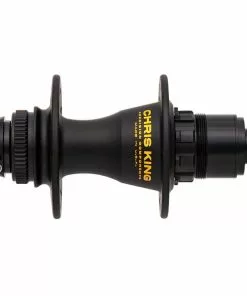 Chris King R45D Ceramic Hinterradnabe 12x142 Disc Centerlock 24 Loch Rotor Sram XDR Two Tone | Schwarz-gold