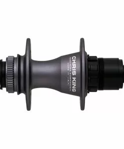 Chris King R45D Ceramic Hinterradnabe 12x142 Disc Centerlock 28 Loch Rotor Sram XDR Matte Slate | Matt-grau