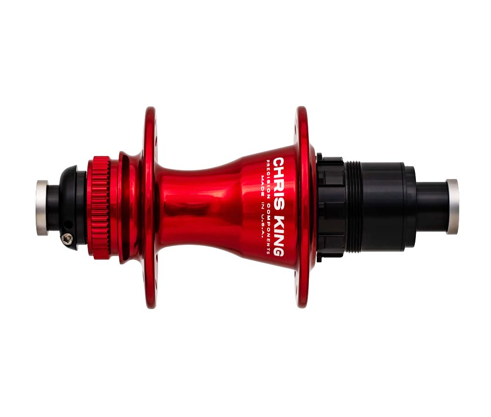 Chris King R45D Ceramic Hinterradnabe 12x142 Disc Centerlock 32 Loch Rotor Sram XDR Red | Rot 3 Chris King R45D Ceramic Hinterradnabe 12x142 Disc Centerlock 32 Loch Rotor Sram XDR Red | Rot
