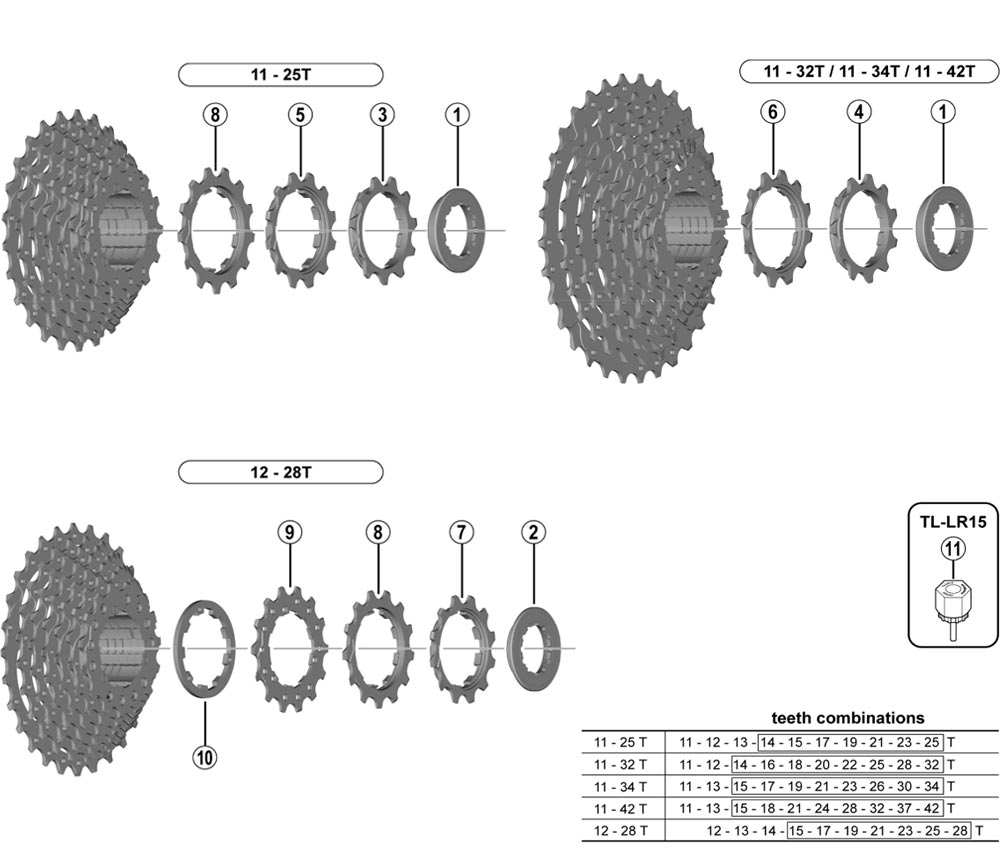 Shimano CS-HG500 Kassetten Ersatzteil | Verschlussring Fuer 11er Ritzel 4 Shimano CS-HG500 Kassetten Ersatzteil | Verschlussring Fuer 11er Ritzel – Bild 2