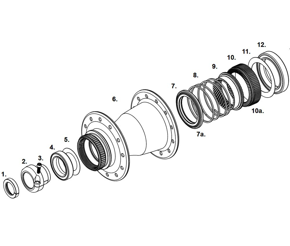 Chris King Boost Centerlock Hinterradnabe 12x148 Disc Centerlock 24 Loch Rotor Shimano Micro-Spline Matte Jet | Matt-schwarz 5 Chris King Boost Centerlock Hinterradnabe 12x148 Disc Centerlock 24 Loch Rotor Shimano Micro-Spline Matte Jet | Matt-schwarz – Bild 3