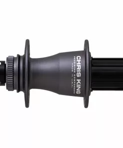 Chris King Boost Centerlock Hinterradnabe 12x148 Disc Centerlock 28 Loch Rotor Shimano HG11 Matte Slate | Matt-grau