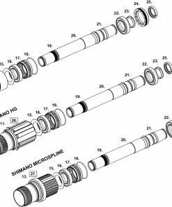 Chris King Boost Centerlock Hinterradnabe 12x148 Disc Centerlock 28 Loch Rotor Shimano Micro-Spline Silver | Silber -Günstiges Naben Geschäft 56917 3