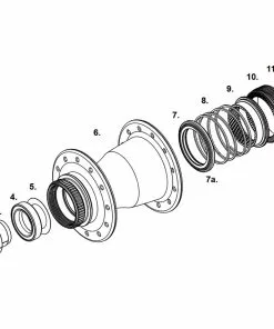 Chris King Boost Centerlock Ceramic Hinterradnabe 12x148 Disc Centerlock 24 Loch Rotor Shimano Micro-Spline Matte Jet | Matt-schwarz -Günstiges Naben Geschäft 56986 2
