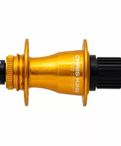 Chris King Boost Centerlock Ceramic Hinterradnabe 12x148 Disc Centerlock 28 Loch Rotor Shimano Micro-Spline Gold | Gold