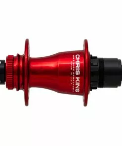 Chris King Boost Centerlock Ceramic Hinterradnabe 12x148 Disc Centerlock 28 Loch Rotor Sram XD Red | Rot