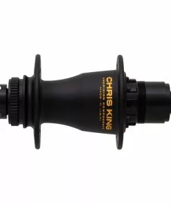 Chris King Boost Centerlock Ceramic Hinterradnabe 12x148 Disc Centerlock 28 Loch Rotor Sram XD Two Tone | Schwarz-gold