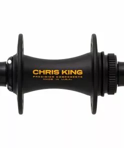Chris King Boost Centerlock Ceramic Vorderradnabe 15x110 Disc Centerlock 28 Loch Two Tone | Schwarz-gold