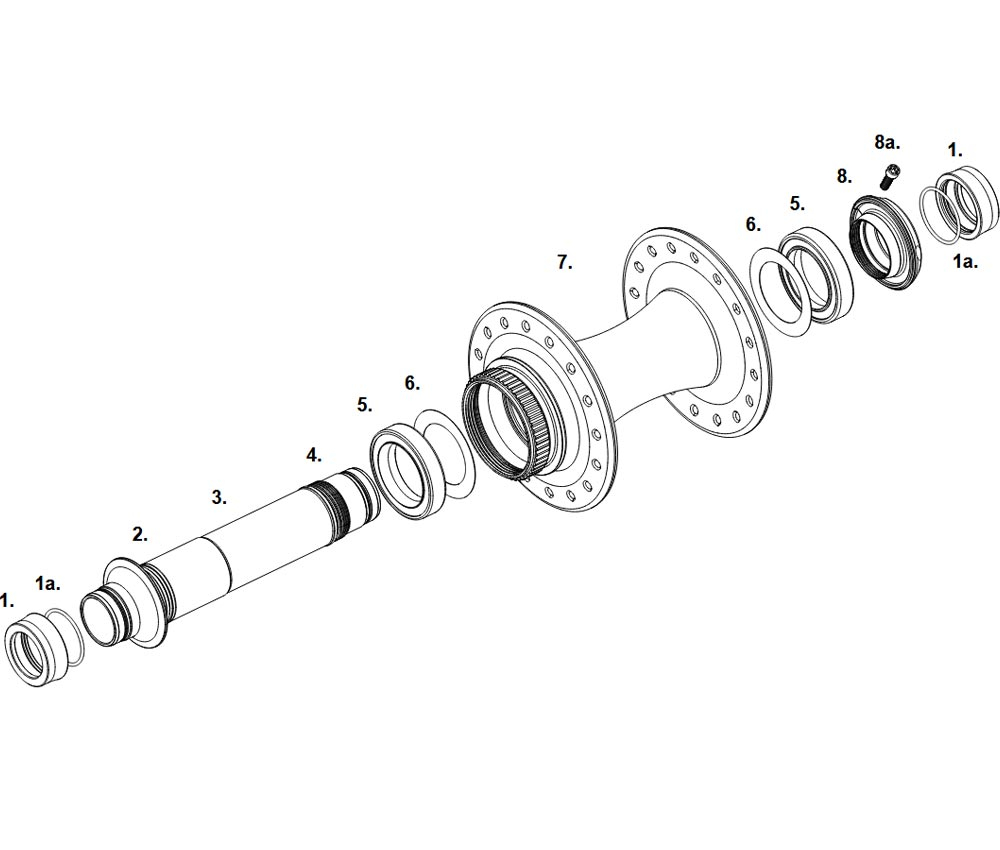 Chris King Boost Centerlock Vorderradnabe 15x110 Disc Centerlock 32 Loch Matte Slate | Matt-grau 5 Chris King Boost Centerlock Vorderradnabe 15x110 Disc Centerlock 32 Loch Matte Slate | Matt-grau – Bild 3