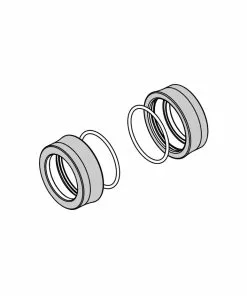 Chris King Boost Centerlock Vorderradnabe Ersatzteil | Achsendkappe Schwarz