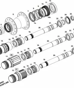 Chris King Boost Centerlock Hinterradnabe Ersatzteil | O-Ring Kit