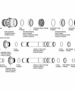 Chris King R45D Hinterradnabe Ersatzteil | Freilaufkoerper Shimano HG Silber 7 Chris King R45D Hinterradnabe Ersatzteil | Freilaufkoerper Shimano HG Silber -Günstiges Naben Geschäft 57184 2