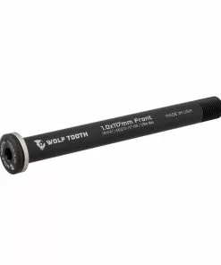 Wolf Tooth Steckachse Vorderrad - 12x100mm Laenge 117mm Gewinde M12x1,0mm Schwarz
