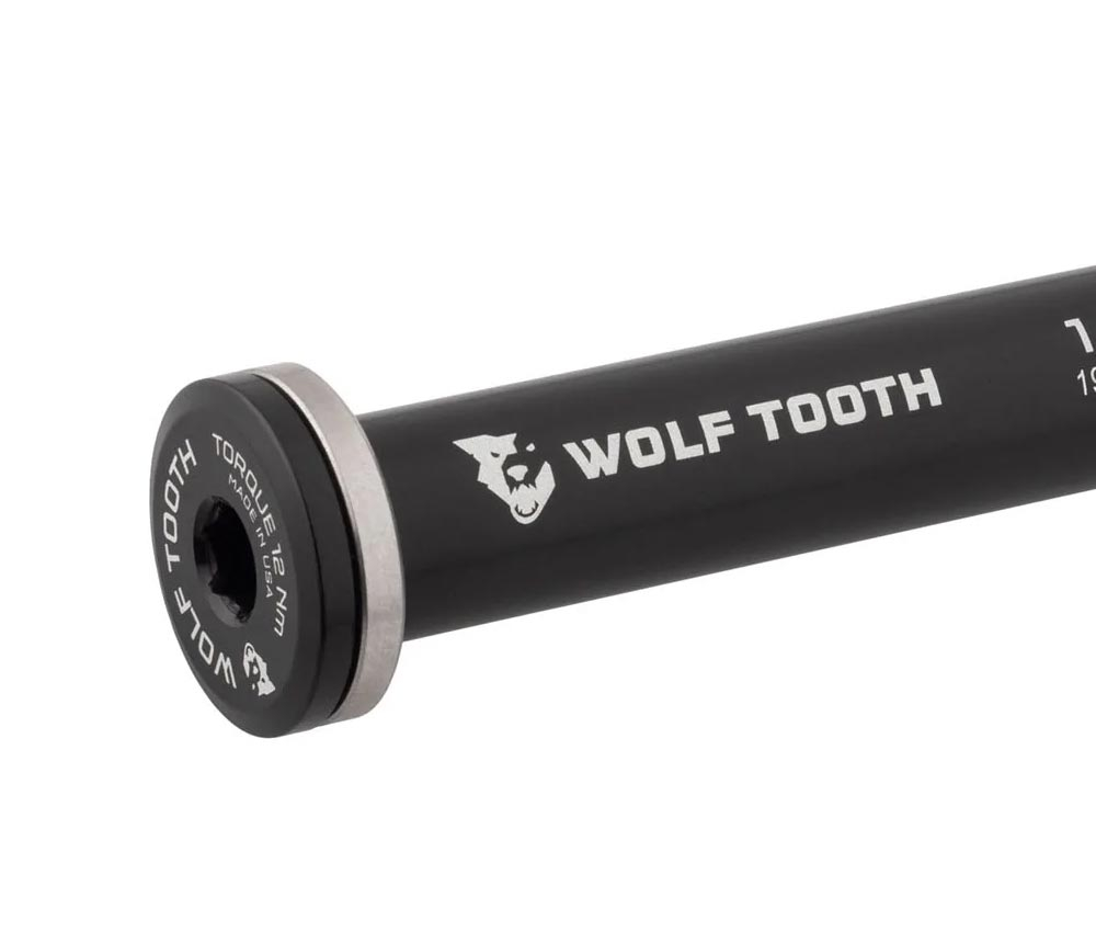Wolf Tooth Steckachse Vorderrad - 12x100mm Laenge 120mm Gewinde M12x1,5mm Schwarz 4 Wolf Tooth Steckachse Vorderrad - 12x100mm Laenge 120mm Gewinde M12x1,5mm Schwarz – Bild 2