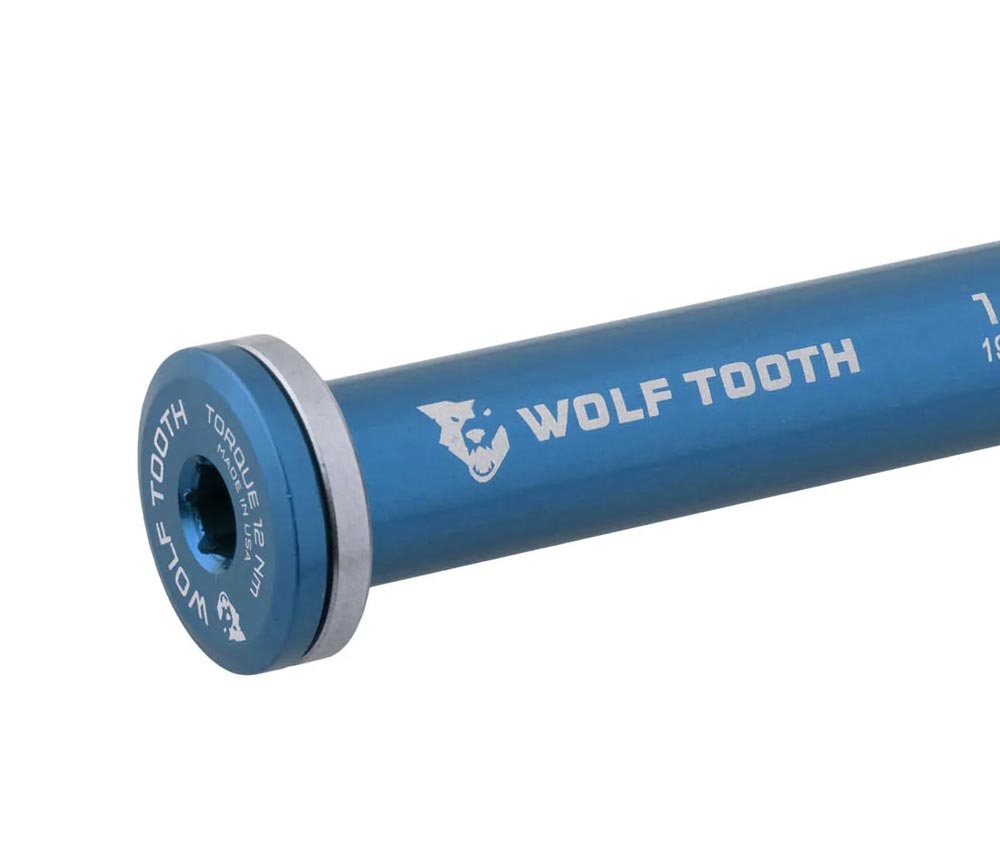 Wolf Tooth Steckachse Vorderrad - 12x100mm Laenge 120mm Gewinde M12x1,5mm Blau 4 Wolf Tooth Steckachse Vorderrad - 12x100mm Laenge 120mm Gewinde M12x1,5mm Blau – Bild 2