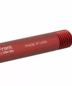 Wolf Tooth Steckachse Vorderrad - 12x100mm Laenge 120mm Gewinde M12x1,5mm Rot -Günstiges Naben Geschäft 58556 2