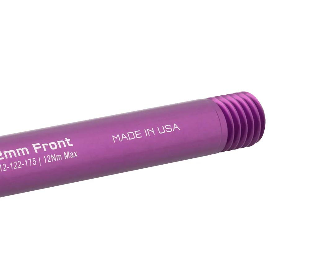Wolf Tooth Steckachse Vorderrad - 12x100mm Laenge 122mm Gewinde M12x1,75mm Violett 5 Wolf Tooth Steckachse Vorderrad - 12x100mm Laenge 122mm Gewinde M12x1,75mm Violett – Bild 3