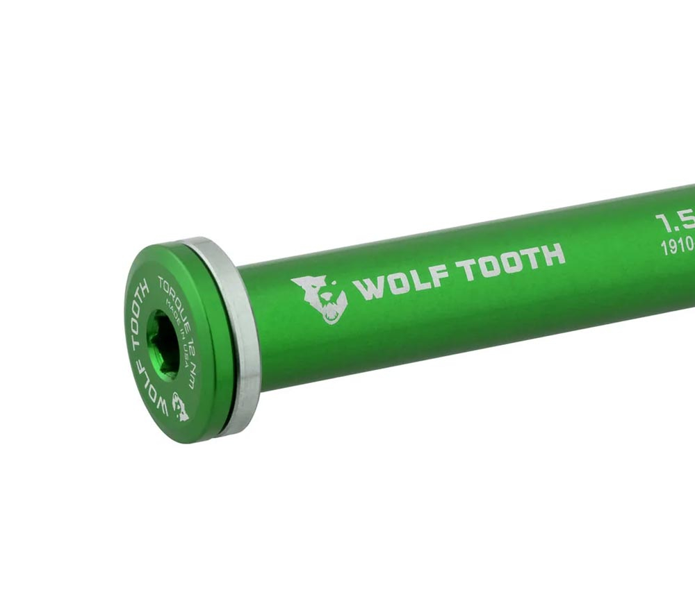 Wolf Tooth Steckachse Vorderrad - 12x100mm Laenge 125mm Gewinde M12x1,5mm Gruen 4 Wolf Tooth Steckachse Vorderrad - 12x100mm Laenge 125mm Gewinde M12x1,5mm Gruen – Bild 2