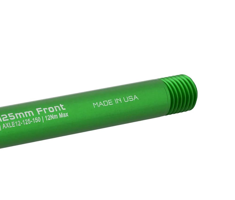 Wolf Tooth Steckachse Vorderrad - 12x100mm Laenge 125mm Gewinde M12x1,5mm Gruen 5 Wolf Tooth Steckachse Vorderrad - 12x100mm Laenge 125mm Gewinde M12x1,5mm Gruen – Bild 3