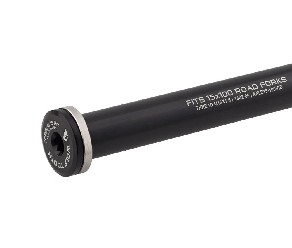 Wolf Tooth Steckachse Vorderrad - 15x100mm Laenge 125mm Gewinde M15x1,5mm Schwarz 4 Wolf Tooth Steckachse Vorderrad - 15x100mm Laenge 125mm Gewinde M15x1,5mm Schwarz – Bild 2