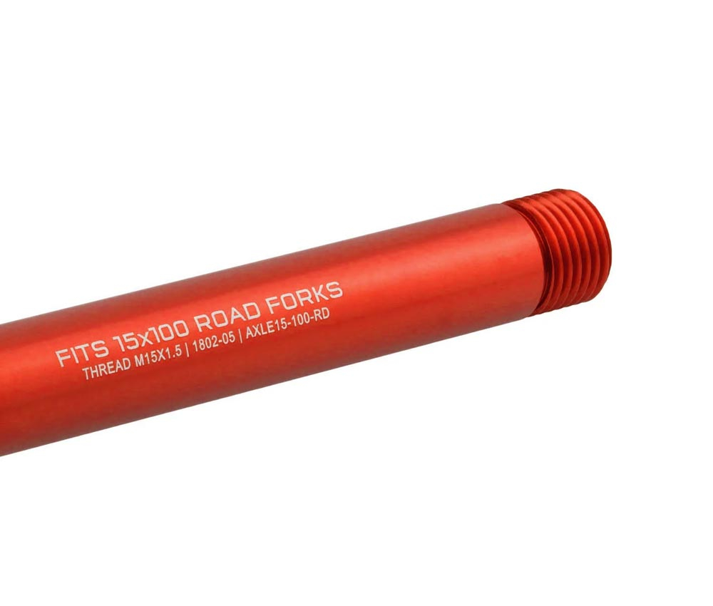 Wolf Tooth Steckachse Vorderrad - 15x100mm Laenge 125mm Gewinde M15x1,5mm Rot 5 Wolf Tooth Steckachse Vorderrad - 15x100mm Laenge 125mm Gewinde M15x1,5mm Rot – Bild 3