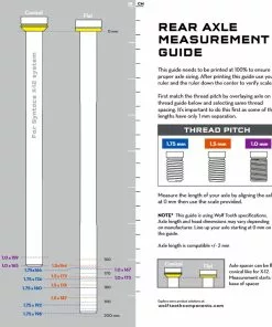 Wolf Tooth Steckachse Hinterrad - Laenge 172mm Gewinde M12x1,5mm Schwarz 10 Wolf Tooth Steckachse Hinterrad - Laenge 172mm Gewinde M12x1,5mm Schwarz -Günstiges Naben Geschäft 58578 3