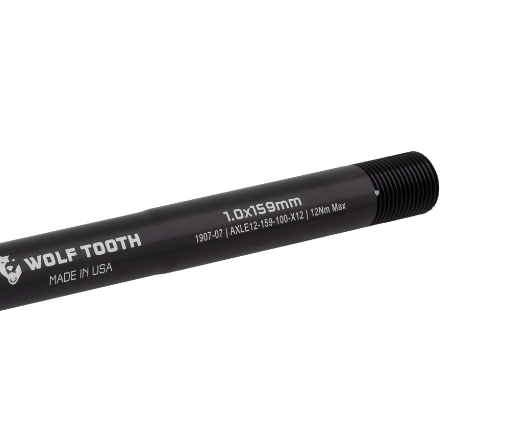 Wolf Tooth X-12 Steckachse Hinterrad - 12x142mm / 12x159mm Gewinde M12x1,0mm Schwarz 5 Wolf Tooth X-12 Steckachse Hinterrad - 12x142mm / 12x159mm Gewinde M12x1,0mm Schwarz – Bild 3