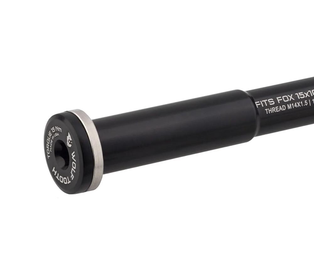 Wolf Tooth Fox Steckachse Vorderrad - 15x100mm Laenge 145mm Gewinde M14x1,5mm Schwarz 4 Wolf Tooth Fox Steckachse Vorderrad - 15x100mm Laenge 145mm Gewinde M14x1,5mm Schwarz – Bild 2
