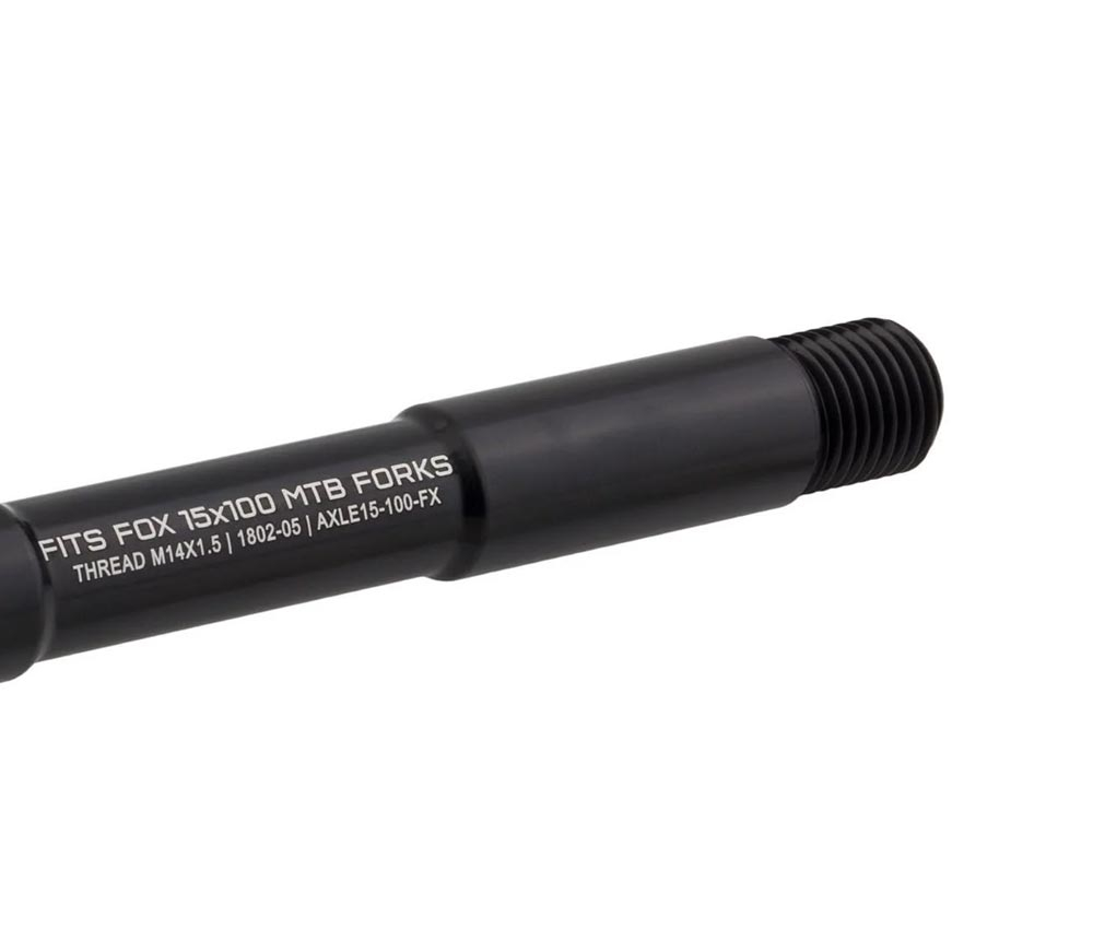 Wolf Tooth Fox Steckachse Vorderrad - 15x100mm Laenge 145mm Gewinde M14x1,5mm Schwarz 5 Wolf Tooth Fox Steckachse Vorderrad - 15x100mm Laenge 145mm Gewinde M14x1,5mm Schwarz – Bild 3