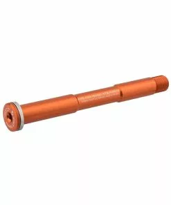 Wolf Tooth Fox Steckachse Vorderrad - 15x100mm Laenge 145mm Gewinde M14x1,5mm Orange