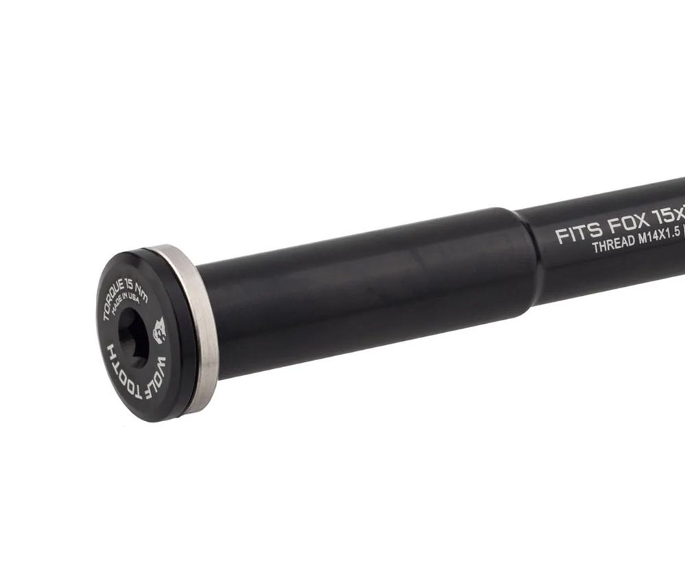 Wolf Tooth Fox Steckachse Vorderrad - 15x110mm Laenge 155mm Gewinde M14x1,5mm Schwarz 4 Wolf Tooth Fox Steckachse Vorderrad - 15x110mm Laenge 155mm Gewinde M14x1,5mm Schwarz – Bild 2