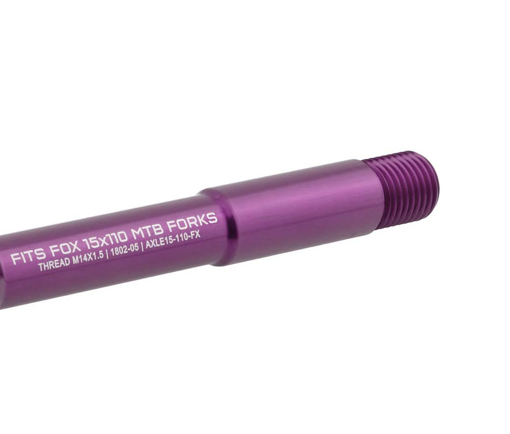 Wolf Tooth Fox Steckachse Vorderrad - 15x110mm Laenge 155mm Gewinde M14x1,5mm Violett 5 Wolf Tooth Fox Steckachse Vorderrad - 15x110mm Laenge 155mm Gewinde M14x1,5mm Violett – Bild 3