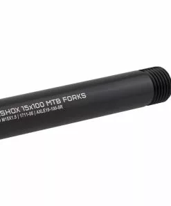 Wolf Tooth RockShox Steckachse Vorderrad - 15x100mm Laenge 148mm M15x1,5mm Schwarz -Günstiges Naben Geschäft 58607 2