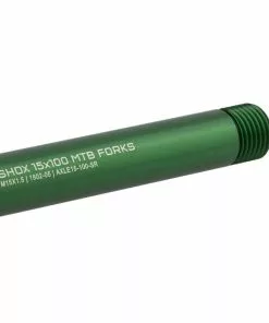 Wolf Tooth RockShox Steckachse Vorderrad - 15x100mm Laenge 148mm M15x1,5mm Gruen -Günstiges Naben Geschäft 58609 2