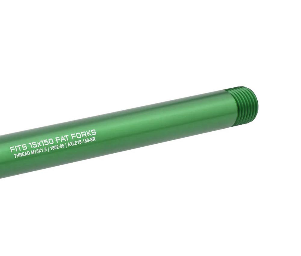 Wolf Tooth RockShox Steckachse Vorderrad - 15x150mm Laenge 198mm M15x1,5mm Gruen 5 Wolf Tooth RockShox Steckachse Vorderrad - 15x150mm Laenge 198mm M15x1,5mm Gruen – Bild 3