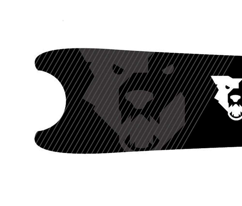 Wolf Tooth Kurbelarmschutz - 190x49,2mm Selbstklebend Folie Schwarz 4 Wolf Tooth Kurbelarmschutz - 190x49,2mm Selbstklebend Folie Schwarz – Bild 2