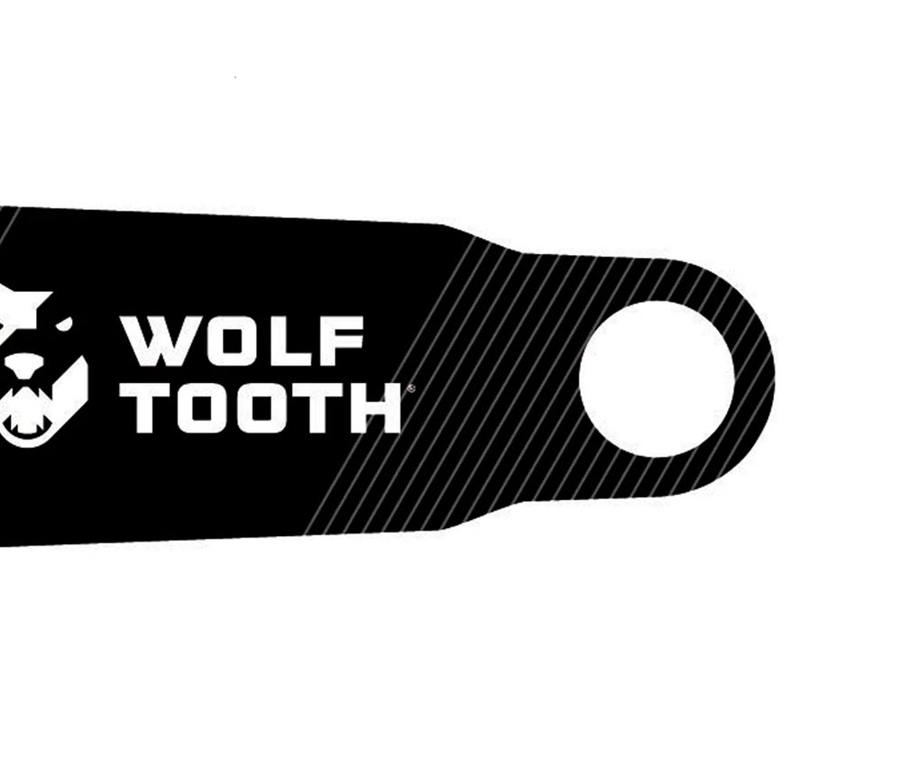 Wolf Tooth Kurbelarmschutz - 190x49,2mm Selbstklebend Folie Schwarz 5 Wolf Tooth Kurbelarmschutz - 190x49,2mm Selbstklebend Folie Schwarz – Bild 3